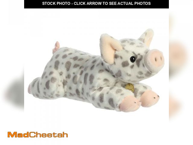 Lot 74-12303570 - AuroraÃÂ® Realistic MiyoniÃÂ® Spotted Piglet Stuffed Animal - Lifelike Detail - Cherished Companio...