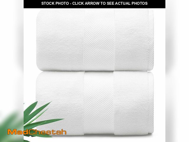 Lot 74-12709045 - Alusa Home Ultra Soft &amp; Plush Viscose from Bamboo Bath Sheets - 700 GSM Pack of 2 - Extra Large ...