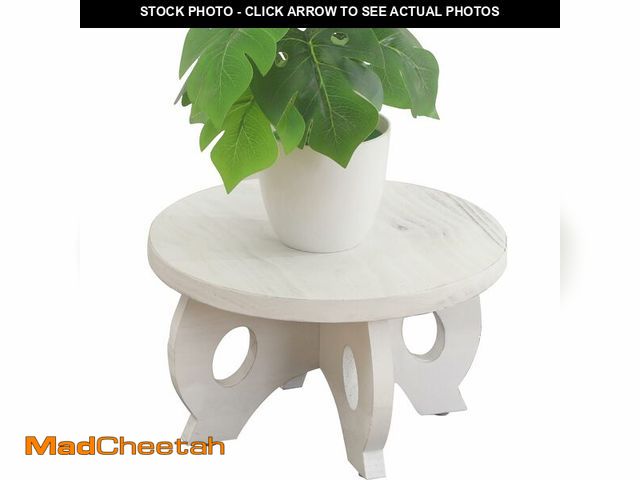 Lot 74-14066192 - VZODESR Small Plant Stand Kitchen Display Stand 10 inch Plant Holder Plant Stool Round Stand Risers ...