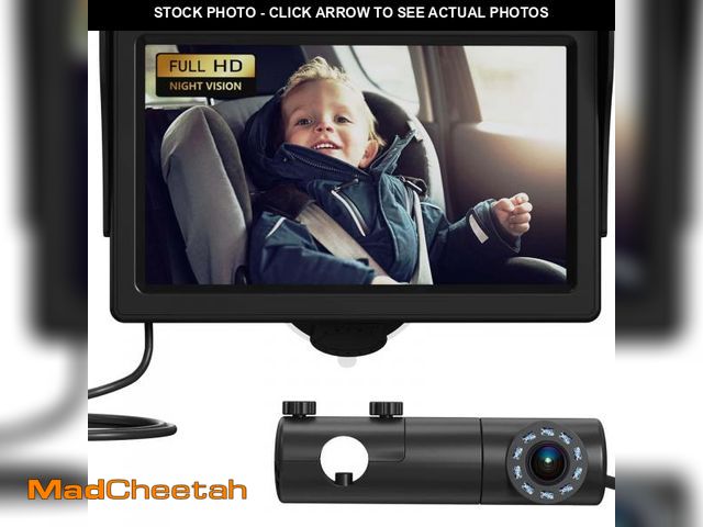 Lot 74-12307354 - GROWNSY Baby Car Camera, HD Display Baby Car Mirror with Night Vision Feature, 4.3 inch Baby Car Cam...