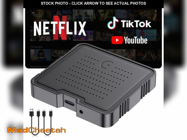 Lot 74-12973640 - JanFir Wireless CarPlay Adapter 2025 Smart AI Box for iPhone &amp; Android Auto | Streaming Entertai...