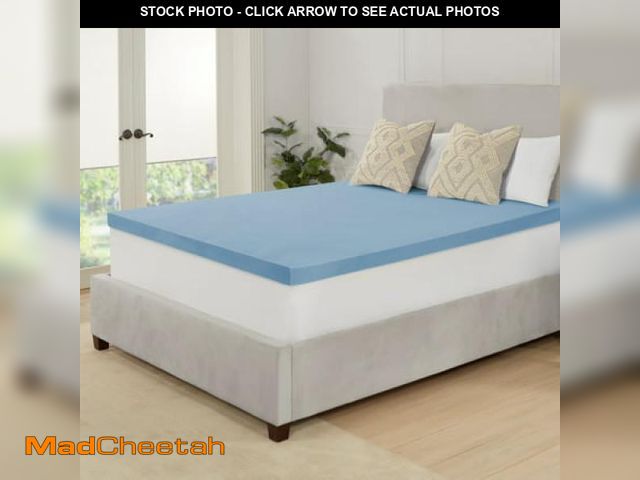 Lot 74-12427542 - Mainstays 3  Memory Foam Mattress Topper  Twin - UNUSED