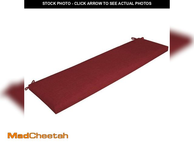 Lot 74-14394453 - ARDEN 46 in. x 17 in. Ruby Red Leala Outdoor Bench Cushion - UNUSED