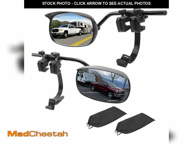 Lot 74-14214667 - Universal Clip on Towing Mirrors Extensions for Towing, Side Mirror Extenders for Towing with RainPr...