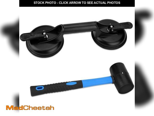 Lot 74-13624669 - FCHO Floor Gap Fixer Tool for Laminate Floor Gap Repair Include Suction Cup and Mallet (Can't use on...