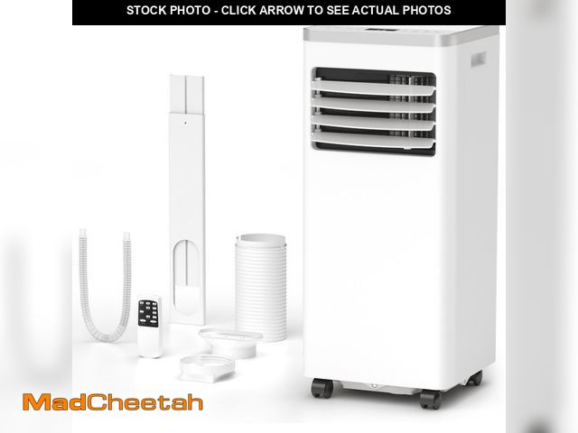 Lot 74-12634693 - KISSAIR Portable Air Conditioner, 8,000 BTU Ashrae, 4-in-1 Portable AC Cooler, Dehumidifier&amp; Fan...