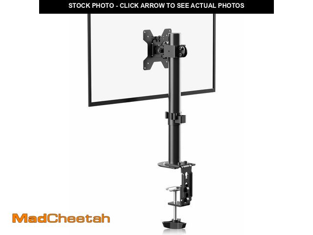 Lot 74-14378767 - Bracwiser Single Fully Adjustable Monitor Arm Stand Mount Fits One Screen 13-32 inch 22lbs for Monit...