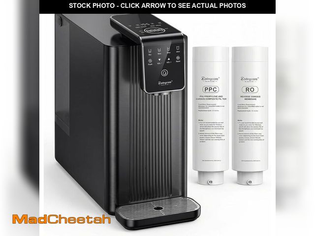 Lot 74-13820825 - Reverse Osmosis Water Filter Countertop : 6-Stage Reverse Osmosis System with UV TDS Monitor 3:1 Pur...