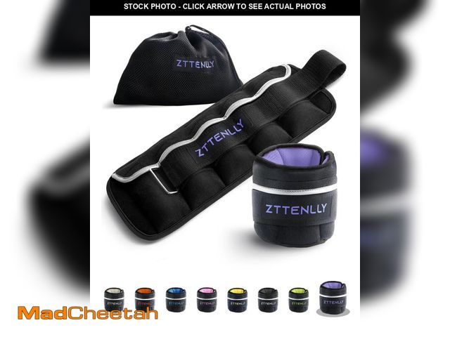 Lot 74-11559581 - ZTTENLLY Adjustable Ankle Weights 1-5/15/18/20LBS Pair with Carry Bag - Breathable Fabrics, Reflecti...