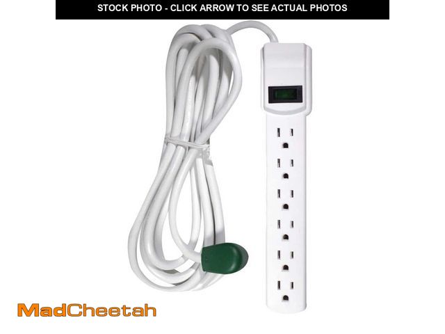 Lot 74-14606571 - GoGreen Power 6 Outlet Surge Protector with 12 ft. Heavy Duty Cord GG-16103M-12 - UNUSED