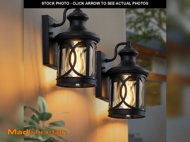 Lot 74-12604638 - Laplusbelle 2-Pack Outdoor Wall Lights, Porch Lights, Waterproof Outdoor Wall Sconce, Exterior Light...