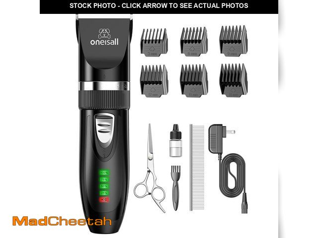 Lot 74-14337928 - oneisall Quiet Cat Clippers for Matted &amp; Long Hair 2-Speed Cat Grooming Kit - USED