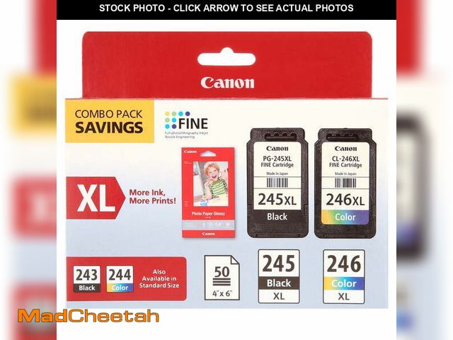 Lot 74-12688135 - Canon PG-245XL/CL-246XL Combo Pack - UNUSED