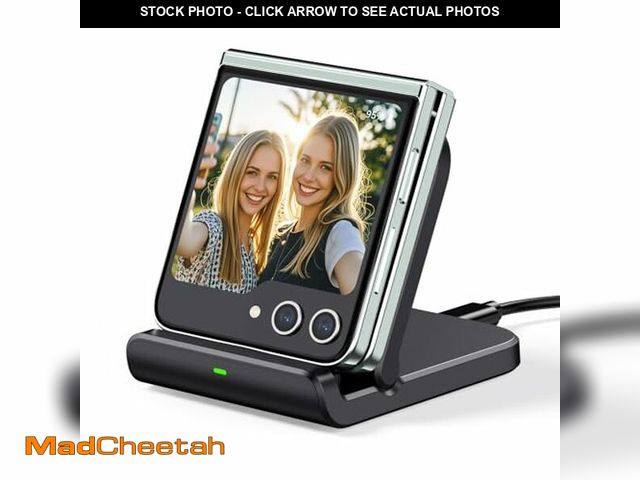 Lot 74-12718914 - Wireless Charger for Samsung Z Flip 7, SwanScout 501S, Foldable Fast Wireless Charging Stand for Gal...