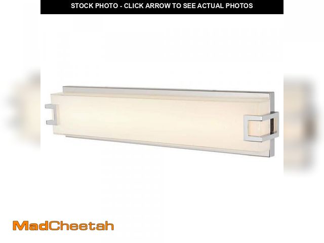 Lot 74-10162357 - Home Decorators Collection Grandale 23.25 in. Chrome LED Vanity Light - UNUSED