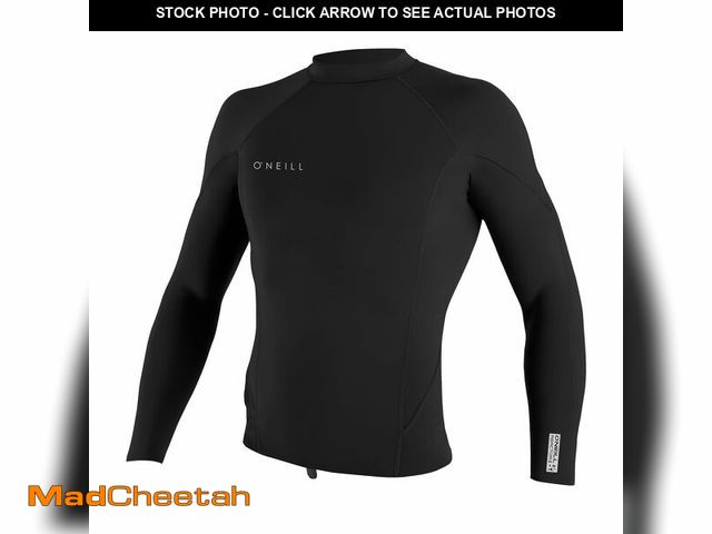 Lot 74-13787864 - O'Neill Men's Reactor-2 1.5mm Long Sleeve Pullover Wetsuit Top, Lightweight Warmth and Flexibility f...