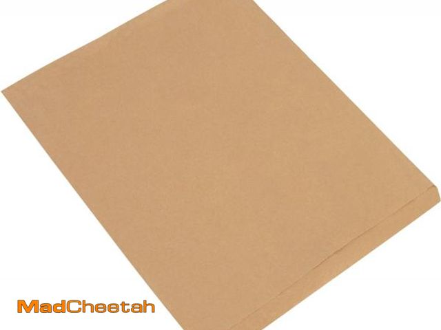 Lot 74-12398868 - BOX USA BBGM106K Flat Merchandise Bags, 15" x 18", Kraft (Pack of 500) - UNUSED