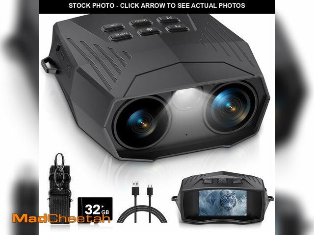 Lot 74-12457100 - Night Vision Goggles - 5K Night Vision Binoculars for Adults, 5000mAh Rechargeable Infrared Binocula...