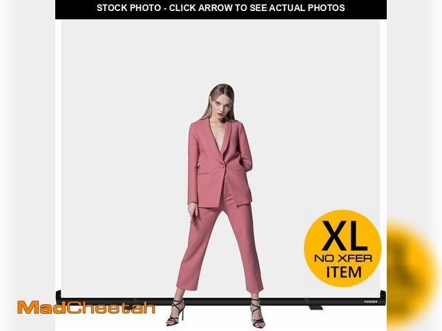 Lot 74-13072123 - FUDESY 78.7 x 93in Large Collapsible White Backdrop Screen, Portable Retractable Pull Up Panel Wrink...