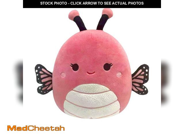 Lot 74-12706004 - Squishmallows Original 14-Inch Andreina Pink Monarch Butterfly with White Sparkle Belly - Large Ultr...