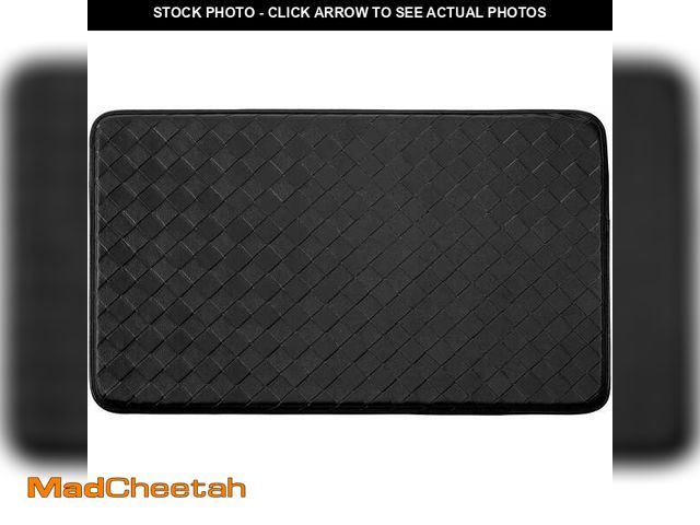 Lot 74-12799581 - Sweet Home Collection Memory Foam Anti Fatigue Kitchen Floor Mat Rug, Crocodile Black, 30 x 18" - UN...