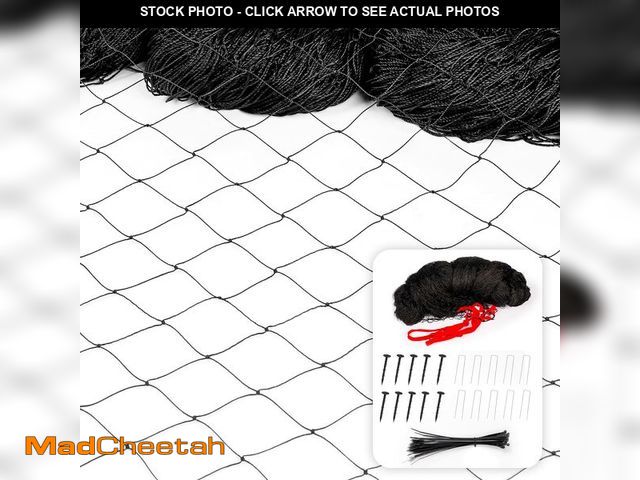 Lot 74-12704897 - Poultry Netting for Chicken Run - 25x50ft Garden Netting with 1" Square Mesh Protect Plants,Fruit Tr...