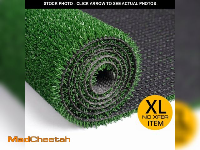 Lot 74-14610755 - Ottomanson Evergreen Lite 7 ft. x 11 ft. Indoor/Outdoor Green Artificial Grass Area Rug - Playroom, ...
