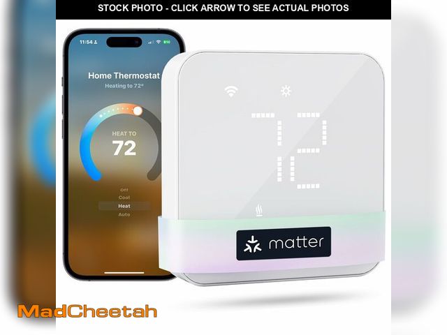 Lot 74-14591312 - meross Matter Smart Thermostat for Home, Programmble WiFi Thermostat - UNUSED