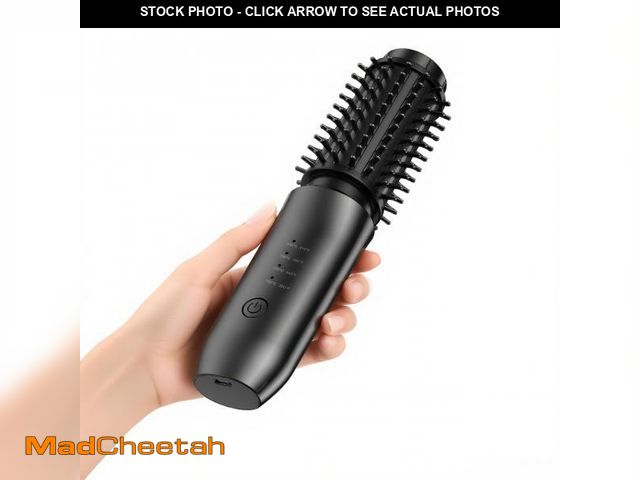 Lot 74-12434654 - Cordless Curling Iron Brush, 1.5 Inch Mini Travel Hair Curler with 200 Million Negative Ions, Portab...
