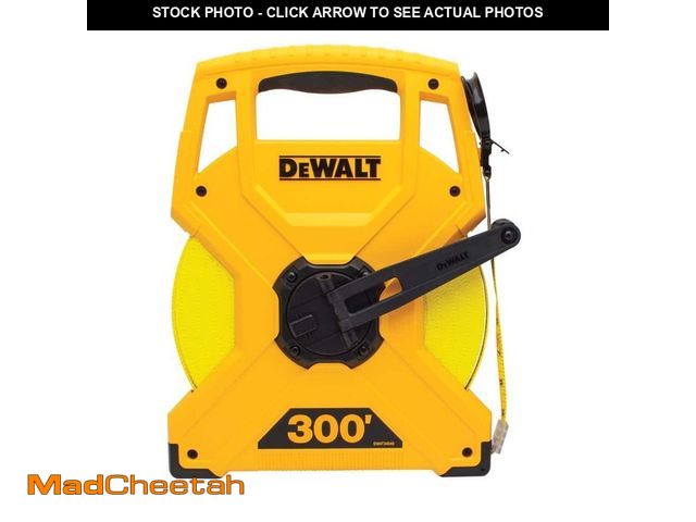 Lot 74-12827519 - *SCRATCHED* DEWALT 300 ft. Measuring Tape *SCRATCHED*  - USED