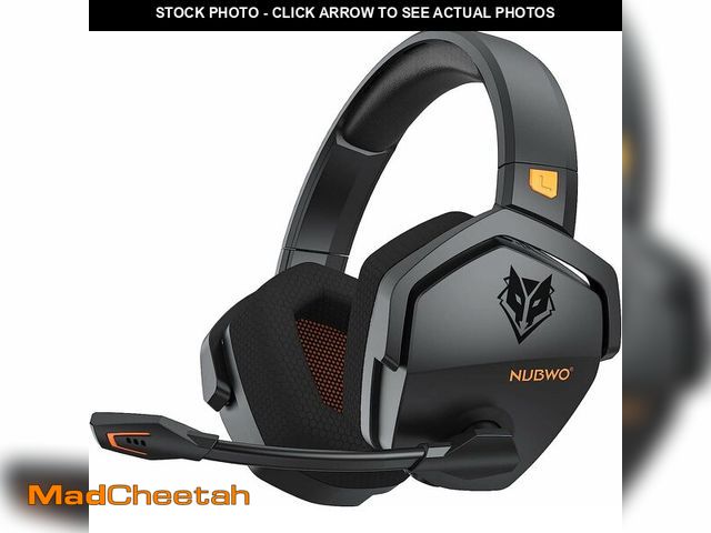 Lot 74-12606028 - NUBWO Wireless Gaming Headset with Mic for Ps5 Ps4 PC, Zero Interference, 100-Hour Battery All-Day P...