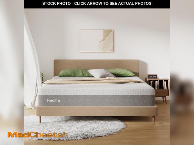 Lot 74-12340957 - Novilla King Size Mattress, 12 Inch Gel Memory Foam King Mattress for Cool Night &amp; Pressure Reli...