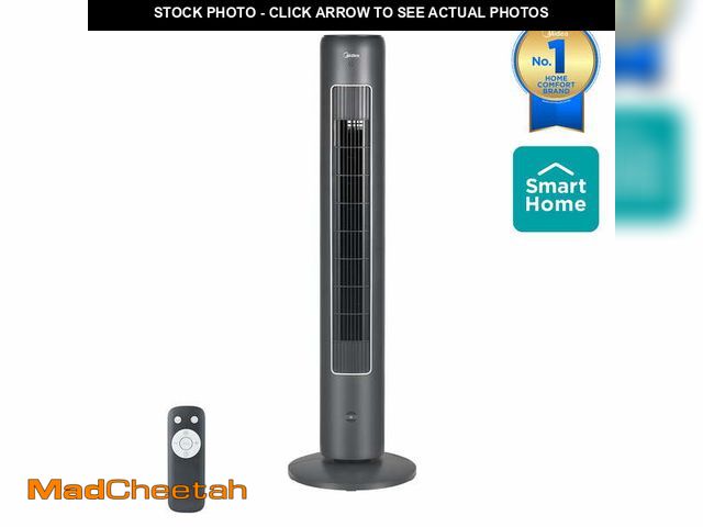 Lot 74-14440161 - Midea WiFi 42ââ Oscillating Tower Fan With Aromatherapy for Home Use - USED