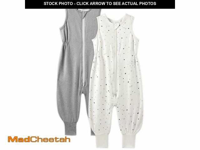 Lot 74-14385989 - TotAha Toddler Sleep Sack with Feet 2t,TOG 0.5, Light and Soft Baby Wearable Blanket for Walkers, 2 ...
