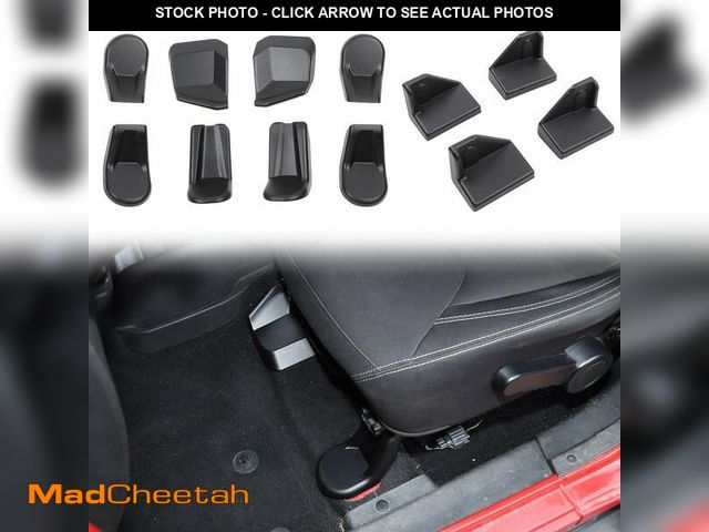 Lot 74-13576202 - Voodonala for Jeep JK Seat Screw Protector Cover Trim for 2011-2017 Jeep Wrangler JK JKU Exterior Ac...