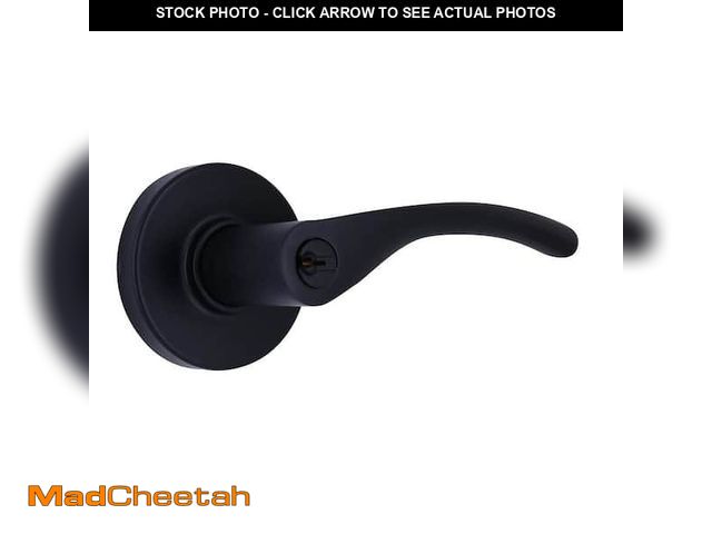 Lot 74-13688869 - Primrose Matte Black Keyed Entry Door Handle Featuring Dual Keyway ( 6 pack) - UNUSED