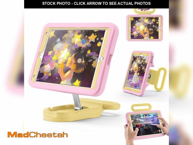 Lot 74-13626624 - Kids Case for iPad 9th Gen 2021/ iPad 8th Gen 2020/ iPad 7th Gen 2019, Adjustable Portrait/Landscape...