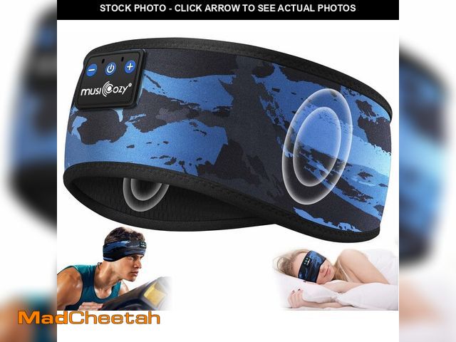 Lot 74-13717841 - MUSICOZY Bluetooth 5.4 Sleep Headband Headphones, Wireless Sweatproof Earbuds for Sleeping, Sports, ...