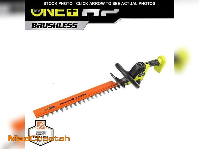 Lot 74-12558145 - RYOBI ONE+ HP 18V Brushless 22 in. Battery Hedge Trimmer (Tool Only) - UNUSED