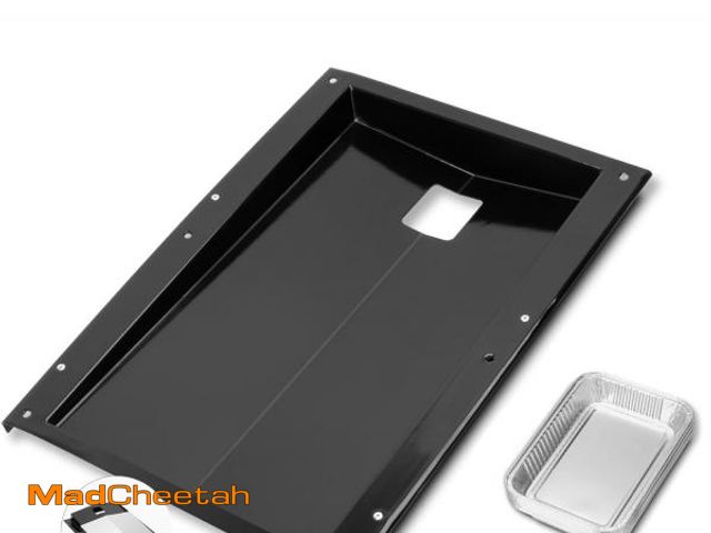 Lot 74-12151275 - SafBbcue Genesis 300 Grease Tray with 10 Catch Pan Liner for Weber Genesis 300 Series (2007-2010) Ge...