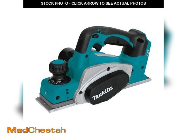 Lot 74-14468147 - *DIRTY/MISSING BAG* Makita 18V LXT Lithium-Ion 3-1/4 in. Cordless Planer (Tool-Only) XPK01Z *DIRTY/M...