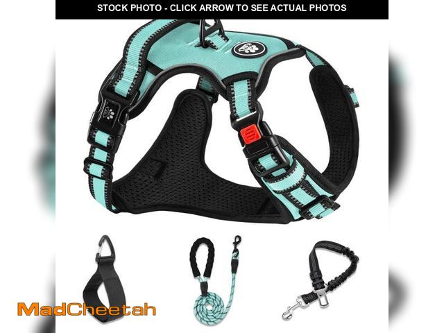 Lot 74-12440016 - NESTROAD No Pull Dog Harness,Adjustable Oxford Dog Vest Harness with Leash,Reflective No-Choke Pet H...