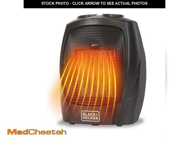 Lot 74-12304230 - BLACK+DECKER Portable Space Heater, Room Space Heater with Carry Handle for Easy Transport - UNUSED