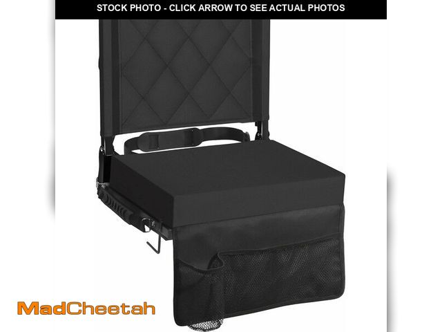 Lot 74-14339446 - Sheenive Stadium Seats for Bleachers with Back Support, Bleacher Seats with Backs and Cushion Wide, ...