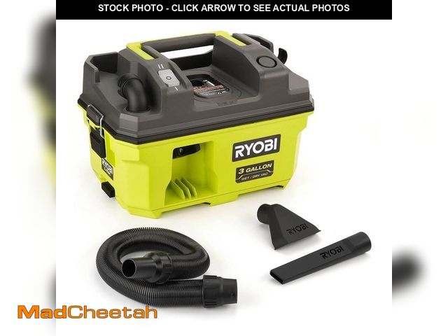 Lot 74-12790735 - RYOBI ONE+ 18V LINK Cordless 3 Gal. Wet/Dry Vacuum (Tool Only) - UNUSED