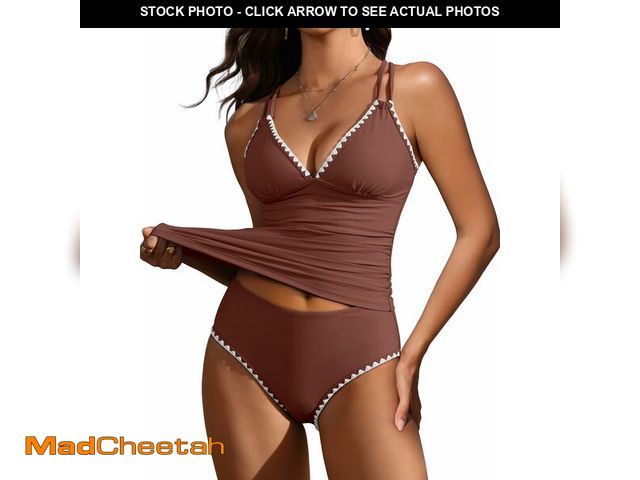 Lot 74-14331055 - ANRABESS Womens Tankini Set,Tummy Control Two Piece Swimsuit,Perfect for Beach Vacation,Versatile Su...