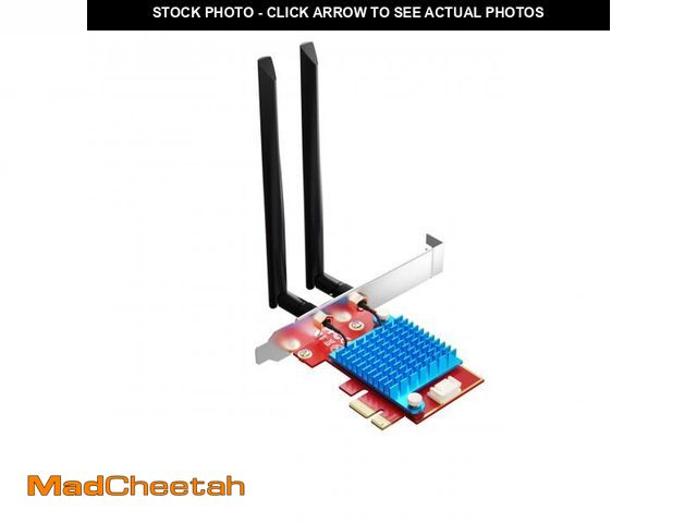 Lot 74-12434058 - BZIZU WiFi 7 PCIE Card for Desktop PC,Ultra-Fast 9.3Gbps, Intel BE200, Tri-Band 320MHz,Latest Blueto...
