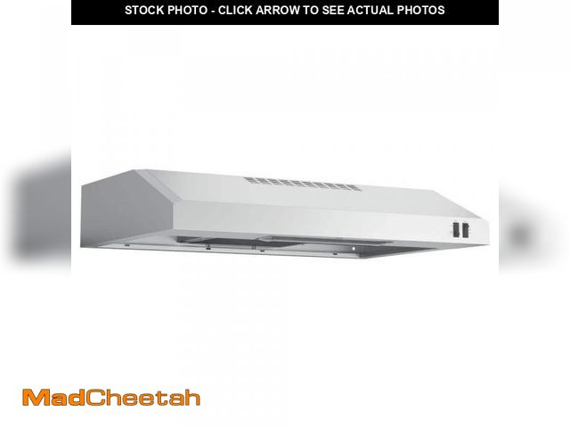 Lot 74-12258702 - GE 30 in. Over the Range Convertible Hood in Stainless Steel - UNUSED