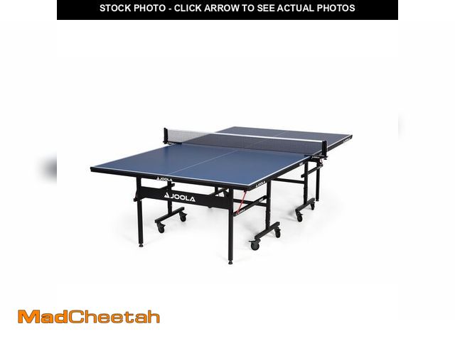 Lot 74-12659034 - JOOLA Inside Professional MDF Indoor Ping Pong Table with Quick Clamp Table Tennis Net and Post Set ...