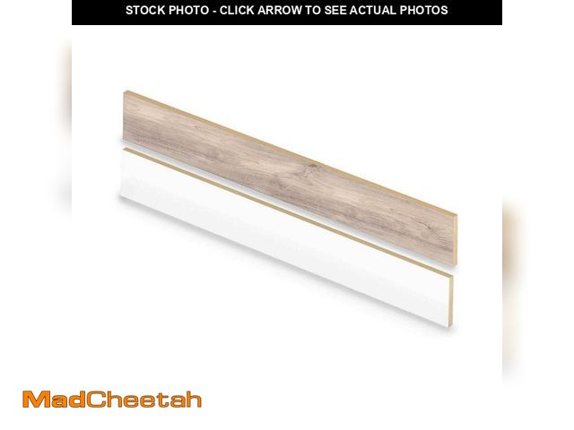 Lot 74-12831734 - Cap A Tread Chiffon Lace Oak/Vale View Oak 47 in. L x 7.37 in. W x 12.7 mm T Vinyl Overlay Stair Rev...